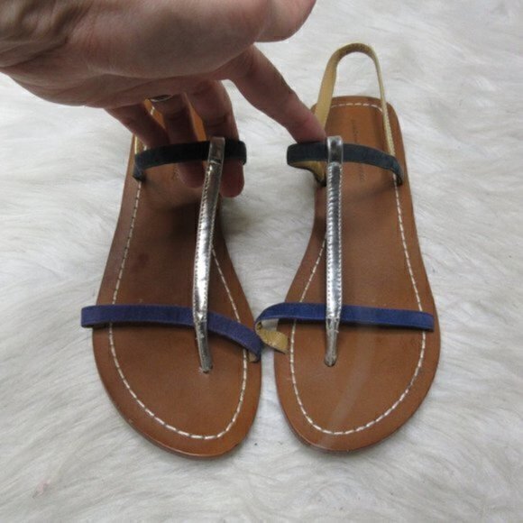 Diane von Furstenberg DVF strapping sandals flats Sz 8‎ - Picture 2 of 7